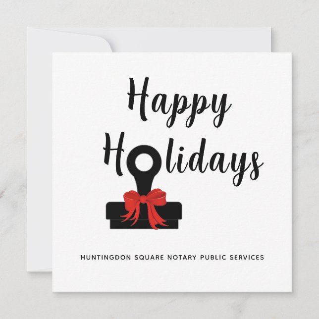 Carte Calendrier des fêtes joyeuses publiques nota (Devant)