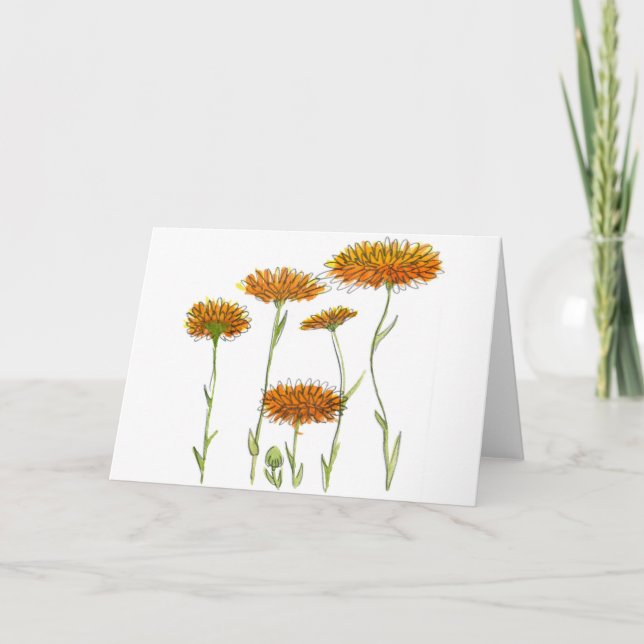 Carte Calendulaire (Devant)