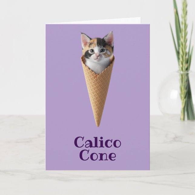Carte Calico Cat Cone (Devant)