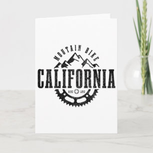 Carte California Vélo Tout Terrain Vtt Descente Souvenir
