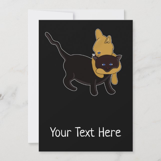 Carte Câlin pour Chats (Devant)