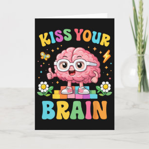 Carte Câlins à ton cerveau Professeur Saint-Valentin Ck