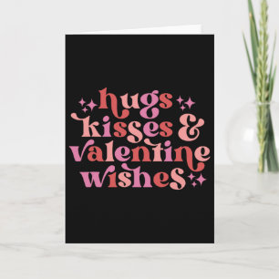 Carte Câlins baisers et voeux de la Saint-Valentin Drôle