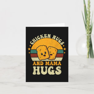 Carte Câlins de Nugs et Maman pour l'amour des nuggets d