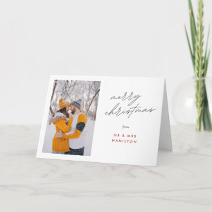 Carte Calligraphie de Noël Joyeux Noël Photo Fêtes