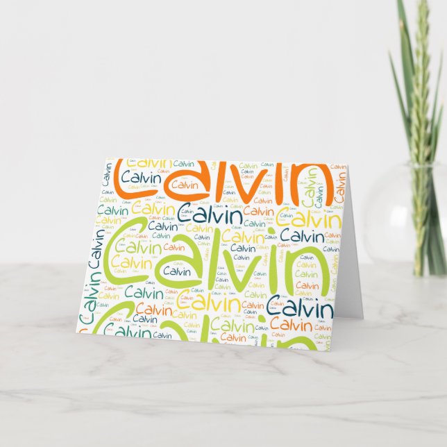 Carte Calvin (Devant)