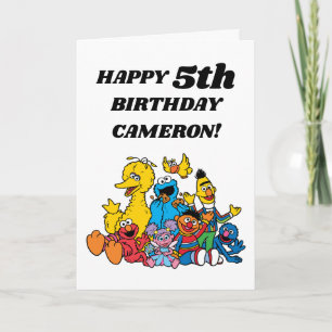 Carte Camarades simples de rue Sésame 1er anniversaire