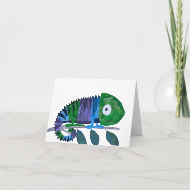 Carte Caméléon Mosaïque (Devant)