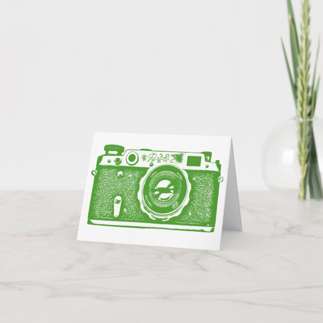 Carte Caméra russe soviétique - Avocado (Devant)