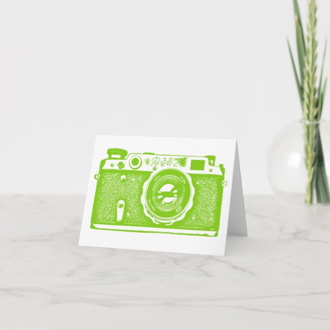 Carte Caméra russe soviétique - Martian Green (Devant)