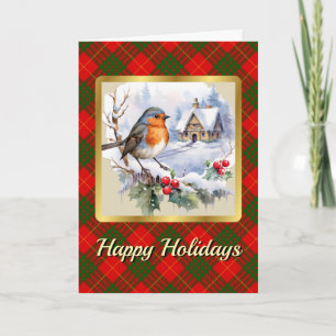 Carte Cameron Tartan avec Robin Smas personnalisés