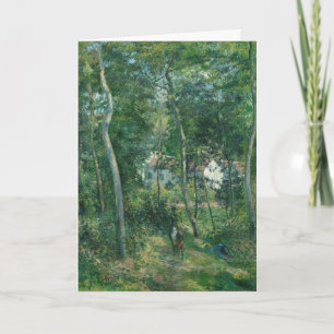 Carte Camille Pissarro Bordure de Bois près de L'Hermita