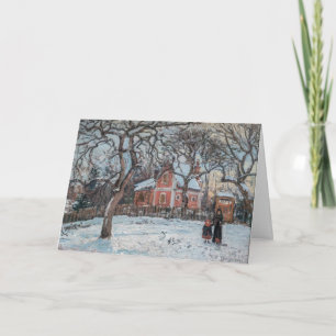 Carte Camille Pissarro - Chataigniers a Louvecienne