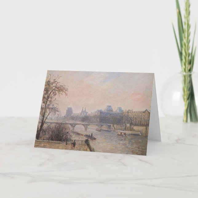 Carte Camille Pissarro - La Seine et le Louvre (Devant)