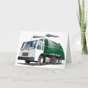 Carte Camion à Ordures pour Enfants