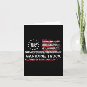 Carte Camion à ordures - Trump Supporter Garbage Trump 2