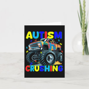 Carte Camion Croiseur d'autisme - Monster Truck Autism A
