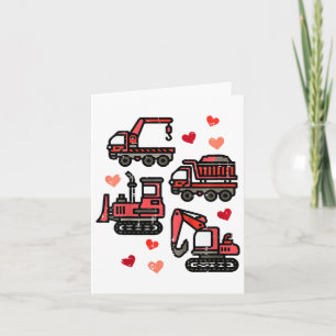 Carte Camion de construction pour enfants Je vous trouve