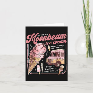 Carte Camion de Glace Moonbeam Vintage Rétro
