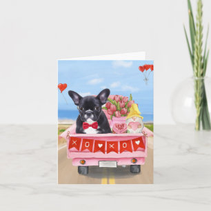 Carte Camion de la Saint-Valentin pour Bouledogue França