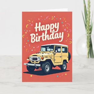 Carte Camion Jaune Joyeux
