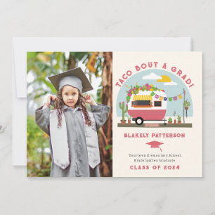 Carte Camion Taco Photo Enfants Graduation