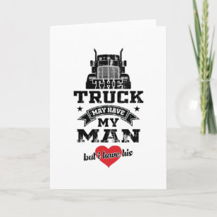 Carte Camionnette Femme Conducteur Camionnette Camionnet