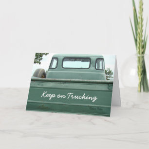 Carte Camionnette vintage 2 - personnaliser