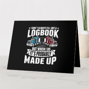 Carte Camionneur Funny Camionnage Humour Tracteur Traile