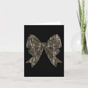 Carte Camo Coquette Bow Chasse au canard Chasse au canar