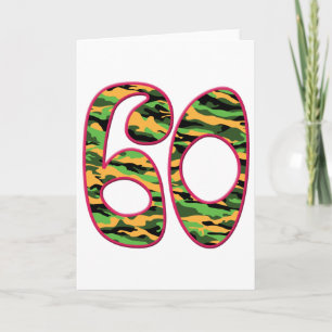 Carte Camo de 60 ans