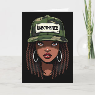 Carte Camo Juneteenth Unbothered Black Girl Loc'd _5 