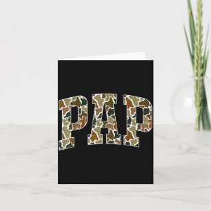 Carte Camo Rétro Chasse Pap Grand-père Camouflage Papa