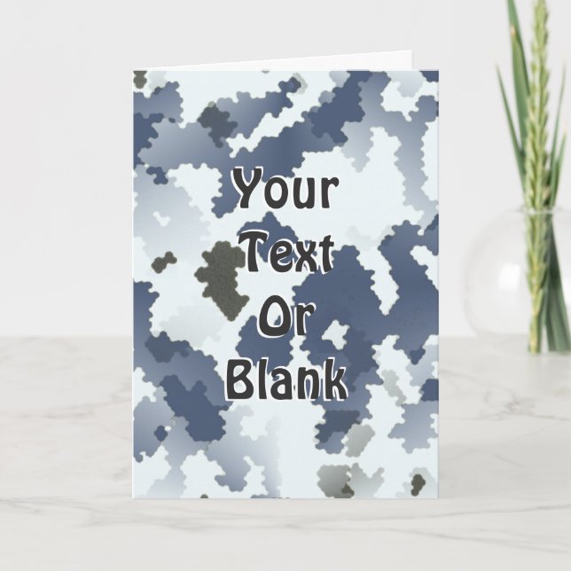 Carte Camouflage d'hiver (Devant)