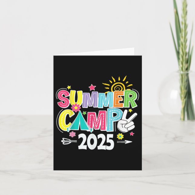Carte Camp d'été 2025 - Fam de jumelage des vacances d'é (Devant)