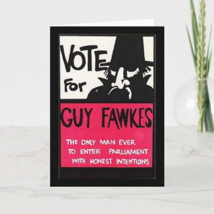 Carte Campagne de Guy Fawkes