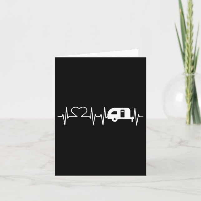 Carte Camper Camper Camper Camping Amateurs de feu de ca (Devant)