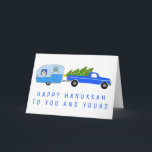 Carte Camper de Noël Cute Trailer Camper Vintage RV<br><div class="desc">Carte personnalisable,  Ajoutez votre propre texte à l'intérieur ou à l'avant de la carte. Modifiez également les couleurs arrière - plans. Consultez ma boutique pour plus de designs ou dites-moi si vous voulez quelque chose de personnalisé.</div>