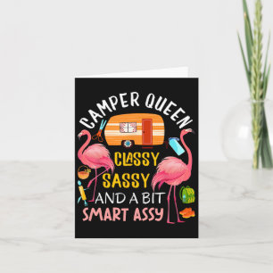 Carte Camper Queen Cly Sy Smart Y Cool Camping Gift Rv