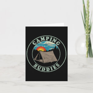 Carte Camping Buddies ! Chemise Rétro Drôle Pour Camper