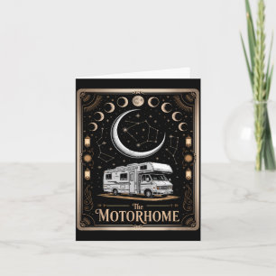 Carte Camping caravane camping-car la caravane lune mont