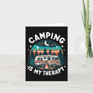 Carte Camping Est Mon Thérapie Vacances Été Match Famill