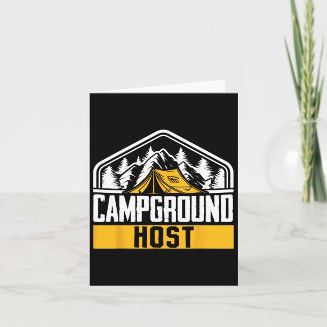 Carte Camping extérieur Tente Camping (Devant)