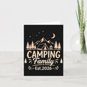 Carte Camping familial est2026 camping familial assorti