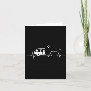 Carte Camping Heartbeat Rv Camper Camping Vacances