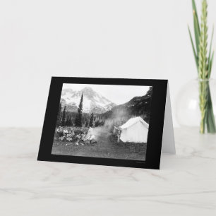 Carte Camping in Indian Henry, Mont Rainier, WA 1922