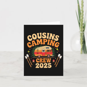 Carte Camping Matching Pour Famille Camper Group Cousin