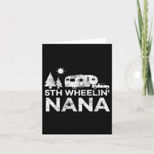 Carte Camping Nana Shirt 5ème Roue Camper Rv Vacation Gi