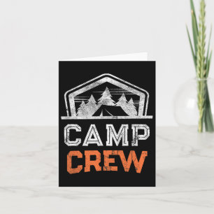 Carte Camping Personnel Camping Équipage Cousins d'été C