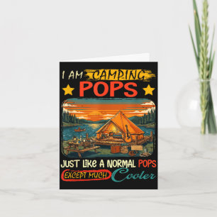 Carte Camping pops définition beaucoup plus cool fête de